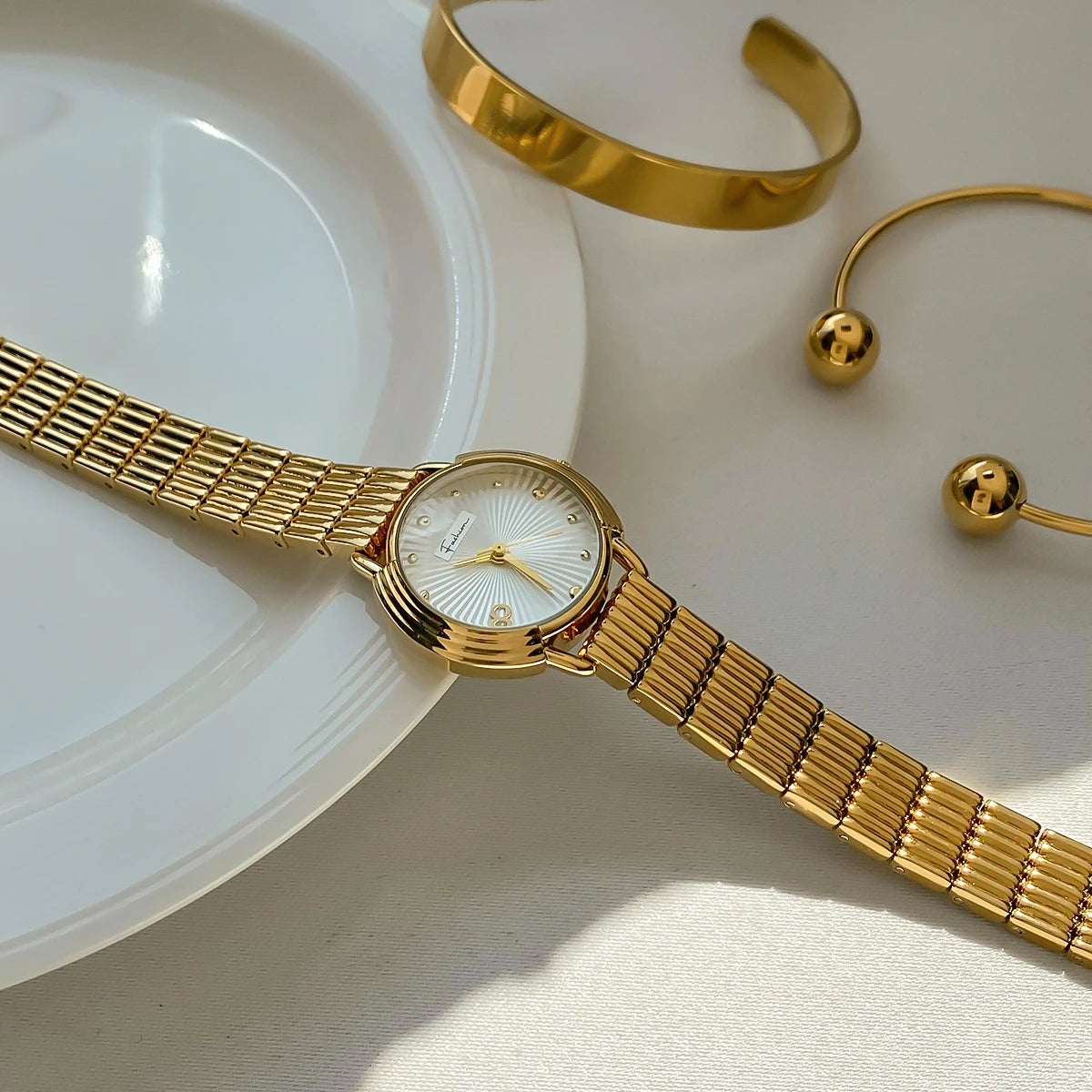 DOLCE Vintage 18K Gold Plated S.Steel Watches