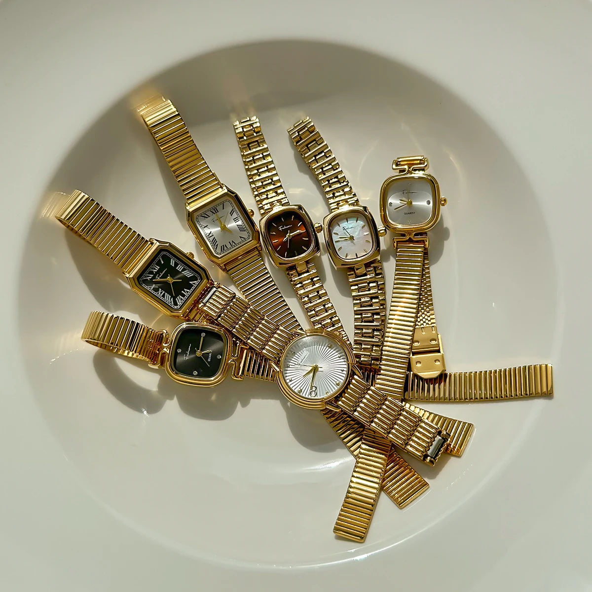 DOLCE Vintage 18K Gold Plated S.Steel Watches