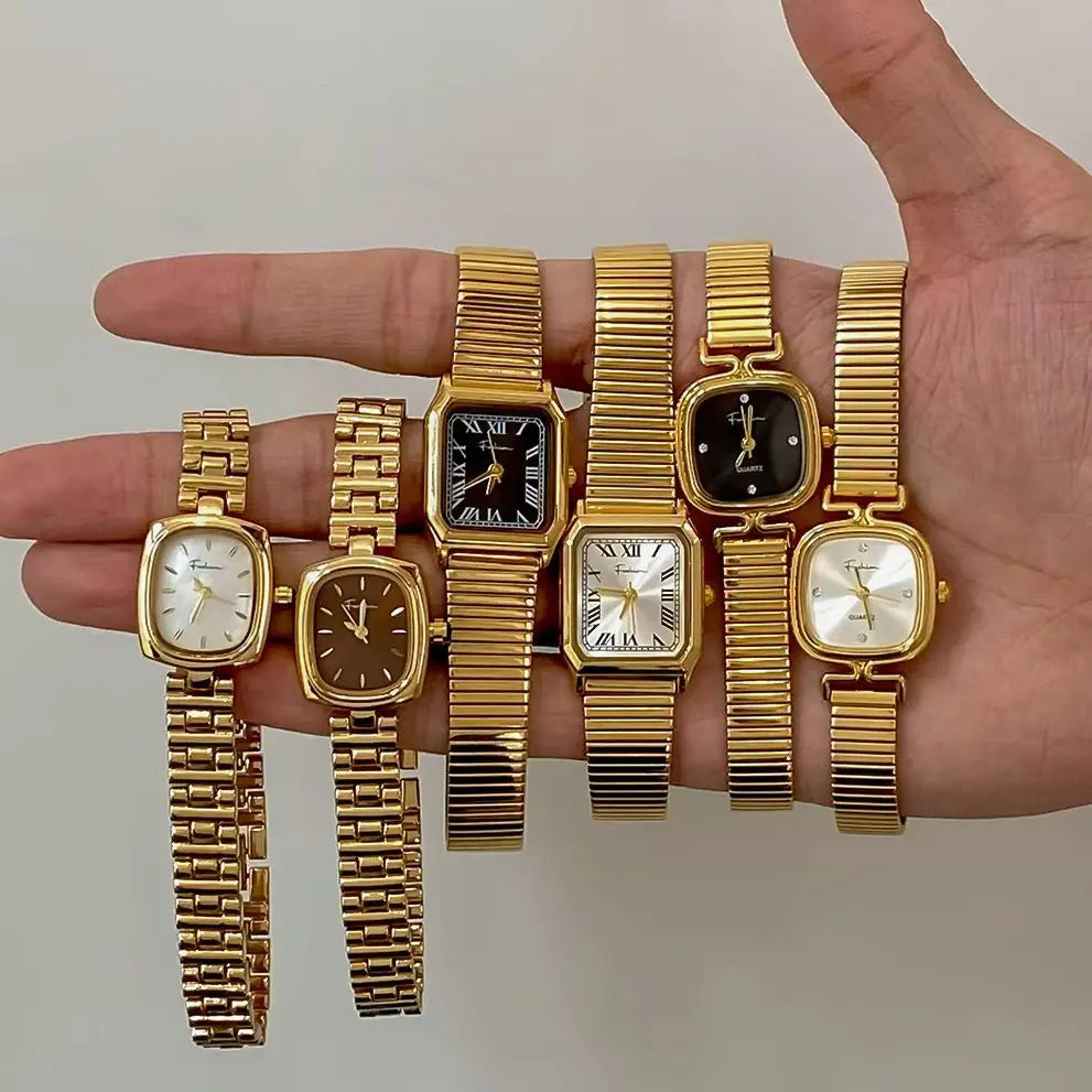 DOLCE Vintage 18K Gold Plated S.Steel Watches