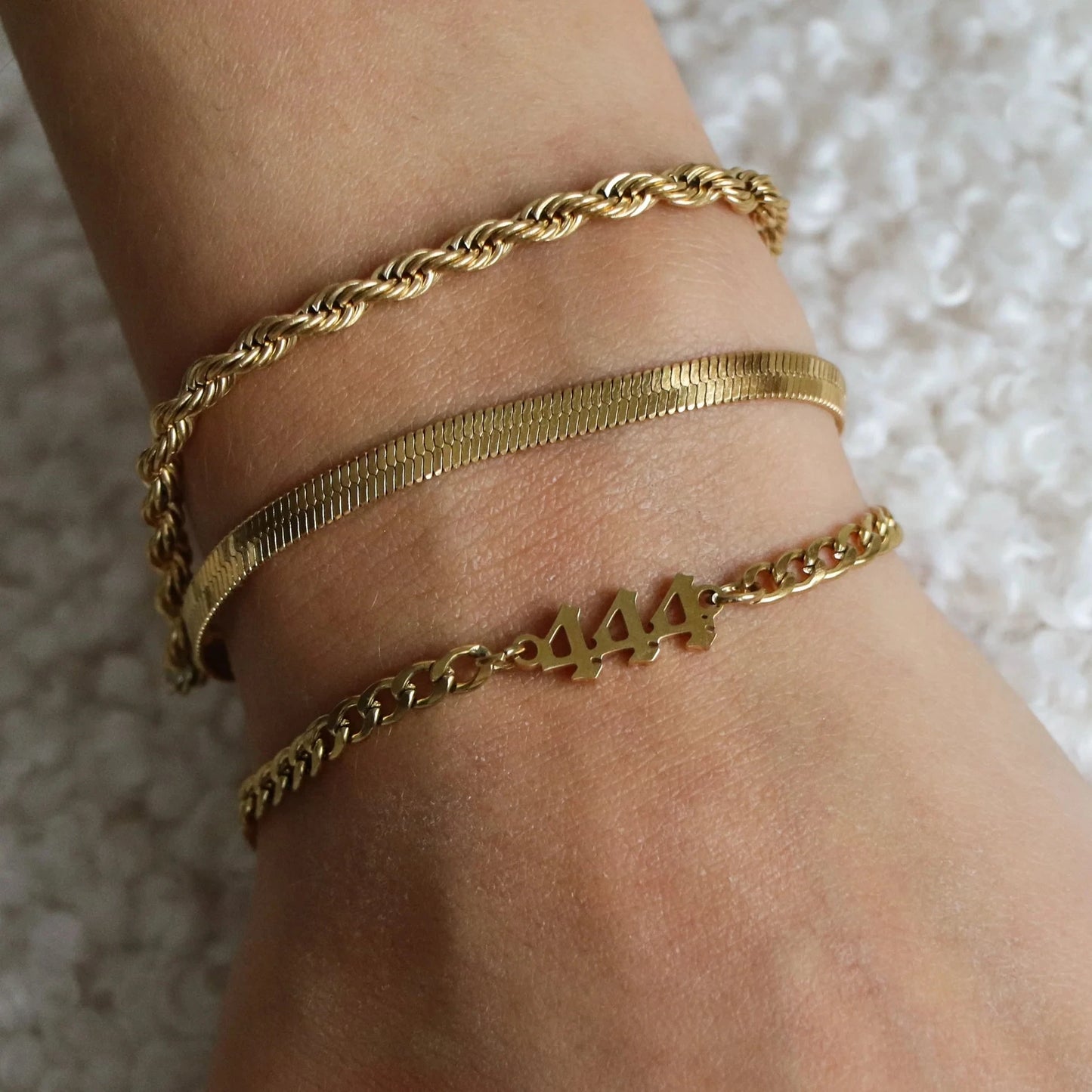 VILEY Bracelet Stack 18K Gold Plated S.Steel