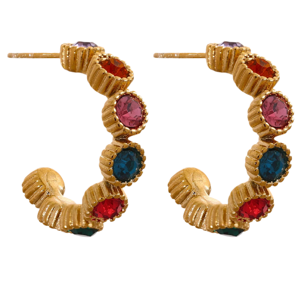 LALITA Earrings 18K Gold Coat S.STEEL