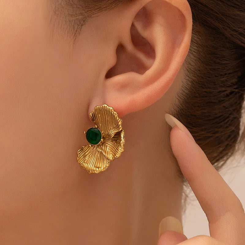 CLARA Earrings 18K Gold Plated S.Steel