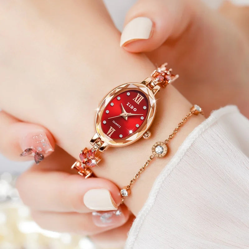 SILVIA Colorful Vintage Crystal Watch Series