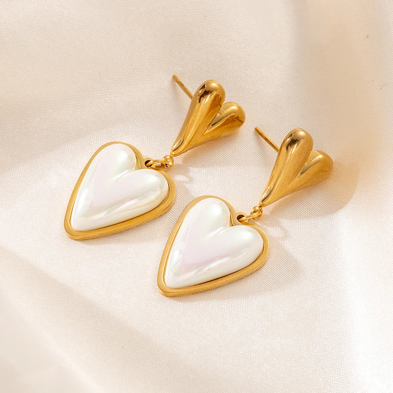 CINTYA Earrings 18K Gold Plated Stainless Steel