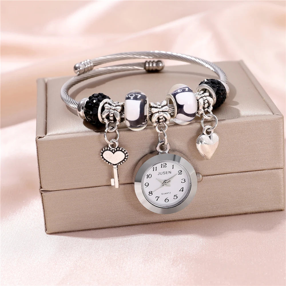 ILANA Charm Vintage Watch Bracelet