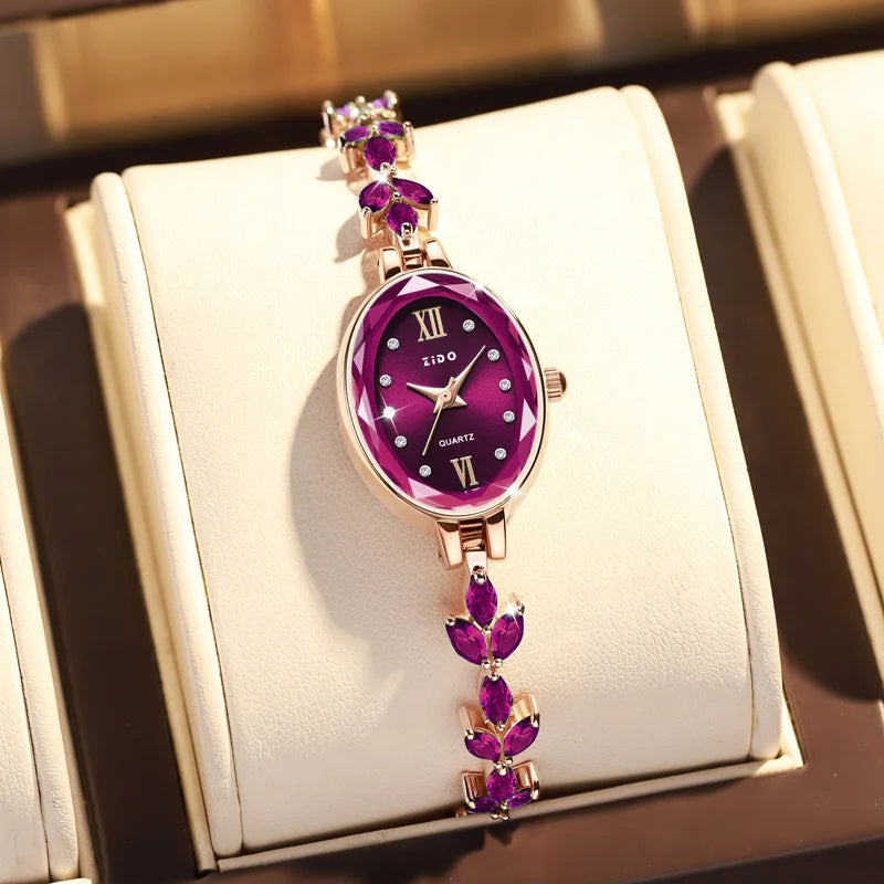 SILVIA Colorful Vintage Crystal Watch Series